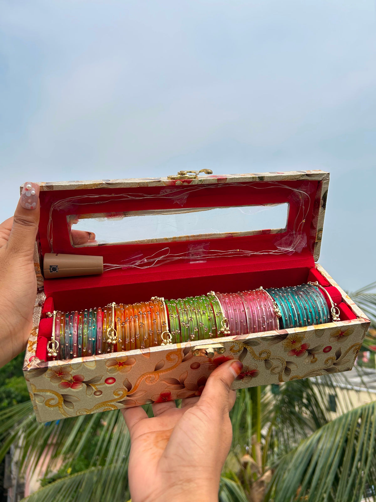 Bangle box { 4 } Hand Kashmiri Bangels 🩷✨🪞