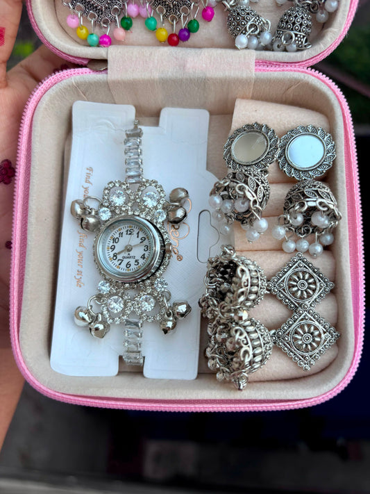 Mini jwellery box with kashmiri watch 🎁✨