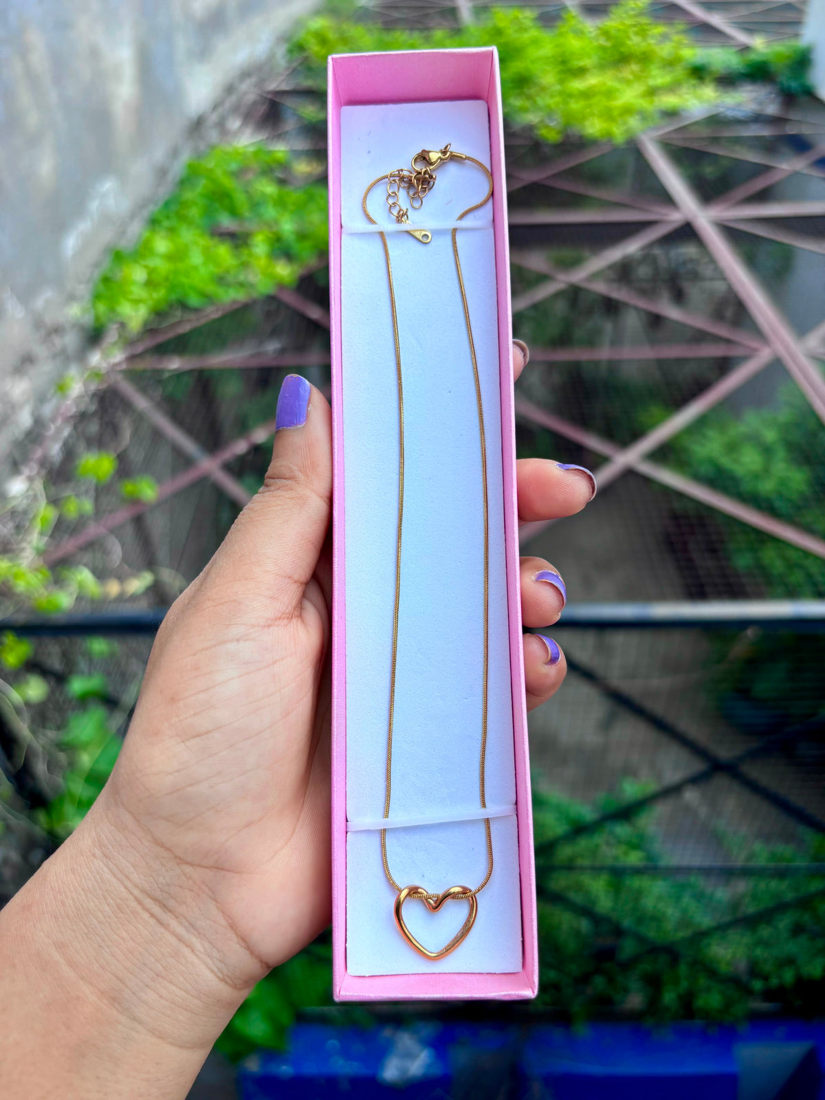 { Premium } heart pendent with premium box 💖✨
