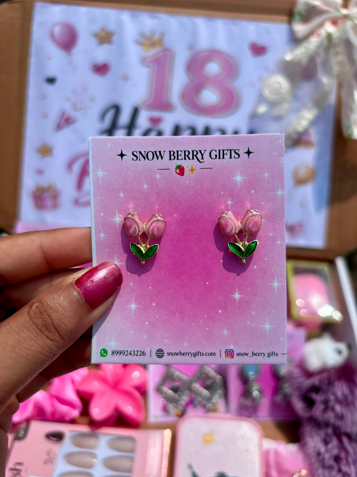 { Luxury } 18 pink theme birthday hamper 💝💗