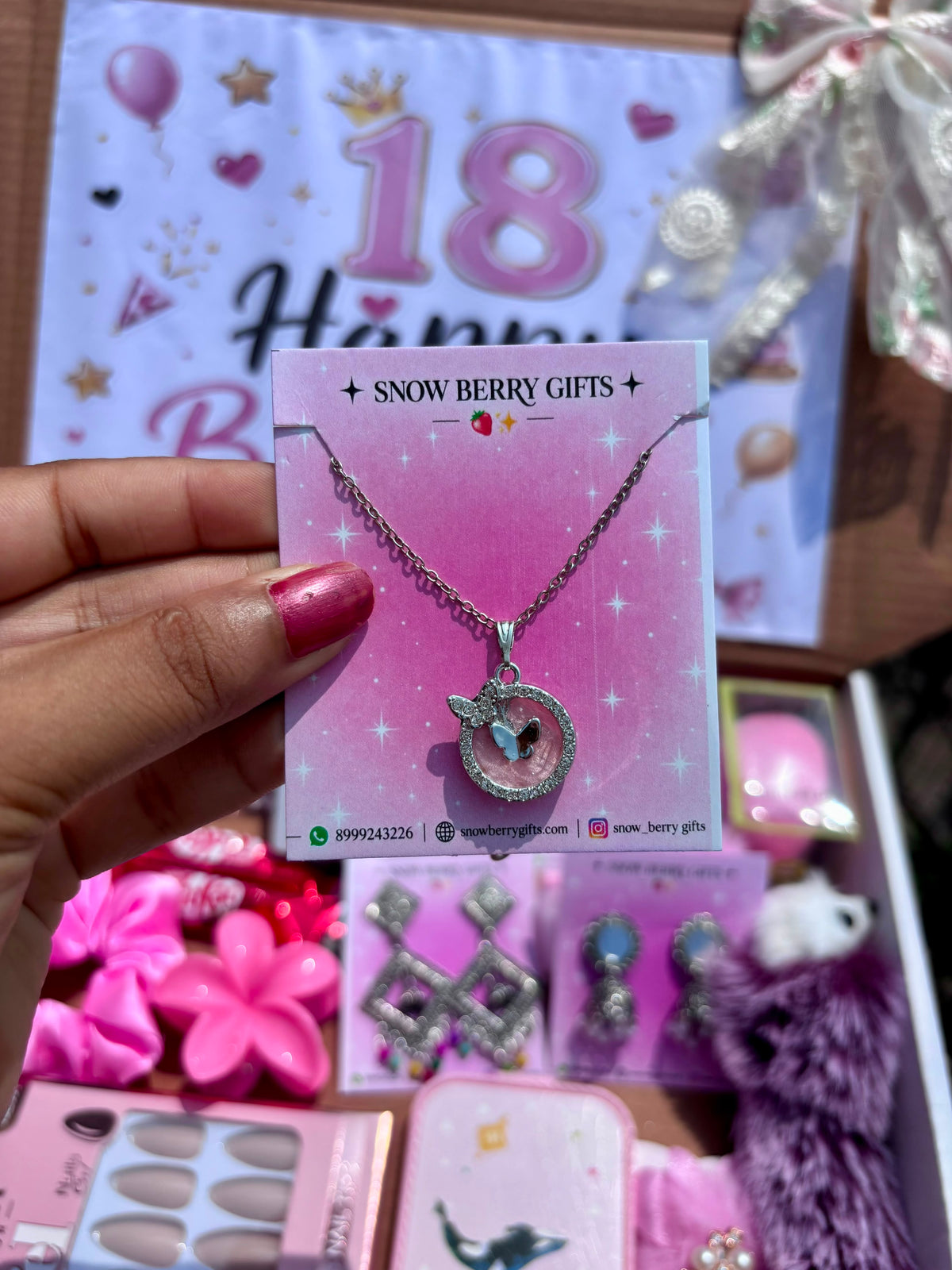 { Luxury } 18 pink theme birthday hamper 💝💗