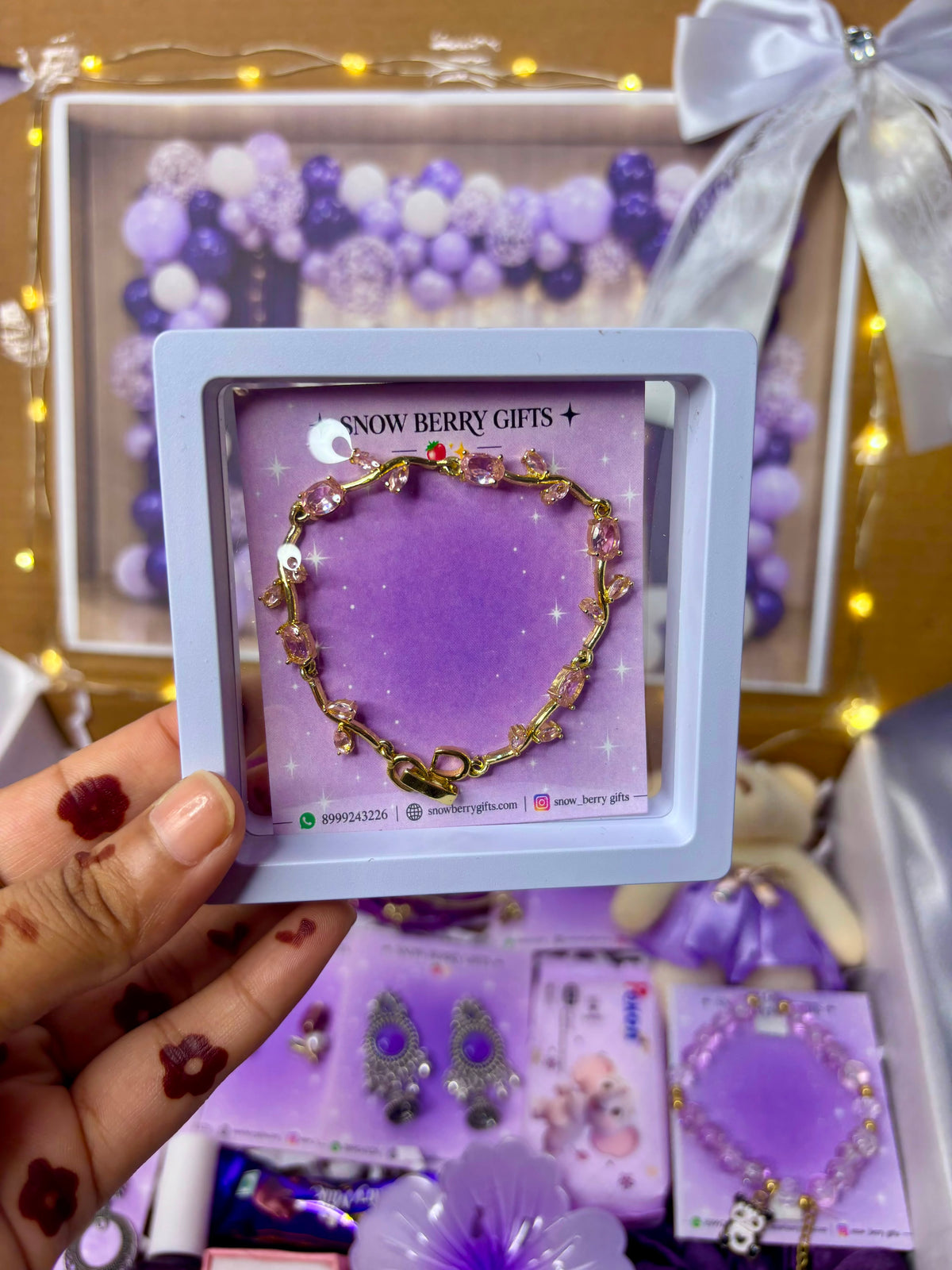 { Premium } Purple theme birthday hamper 💞💖