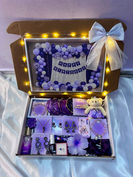 { Premium } Purple theme birthday hamper 💞💖