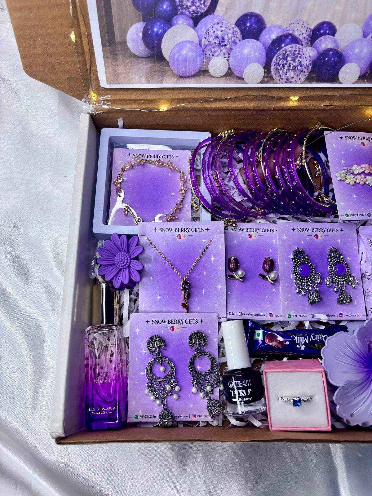 { Premium } Purple theme birthday hamper 💞💖
