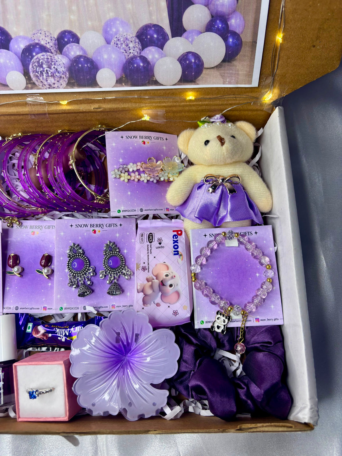 { Premium } Purple theme birthday hamper 💞💖