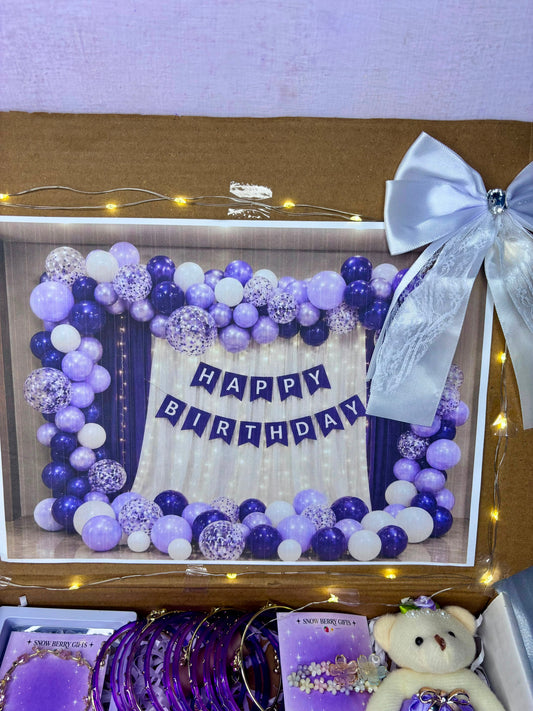 { Premium } Purple theme birthday hamper 💞💖