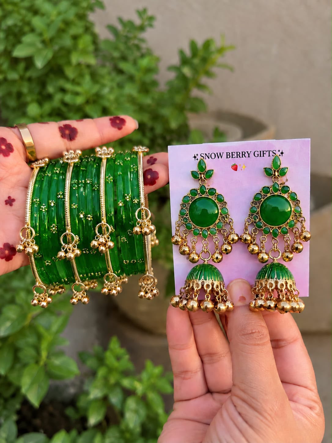 { Luxury } Kashmiri Bangle with jhumka ✨💞