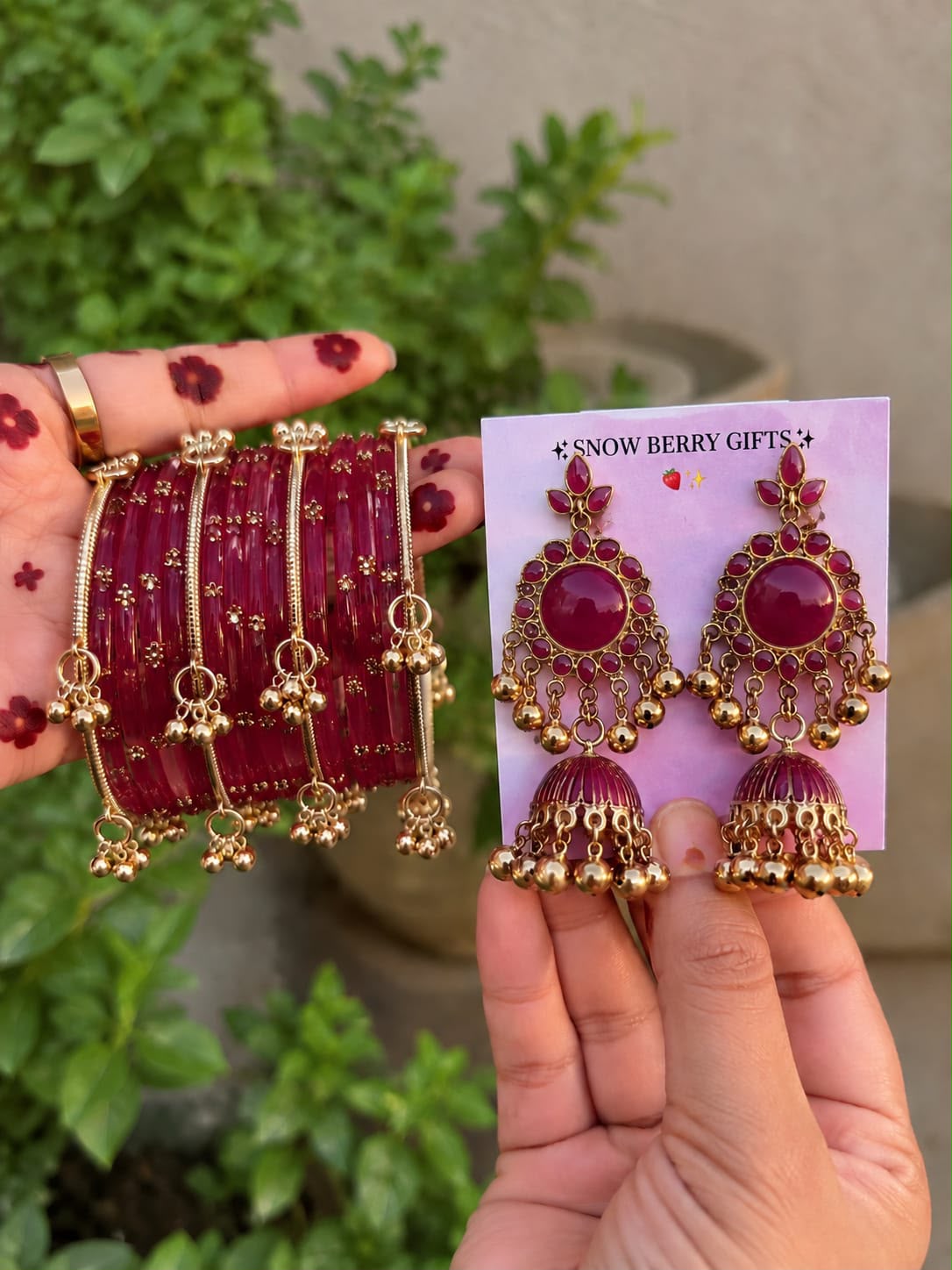 { Luxury } Kashmiri Bangle with jhumka ✨💞