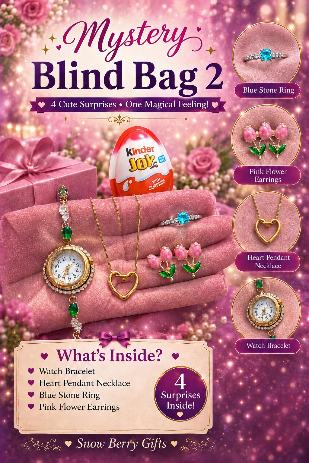 { Mystery } Jewellery kinder joy 💖💞