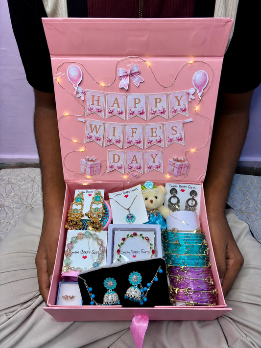 { Premium } wife's day hamper pink theme 💝🎁
