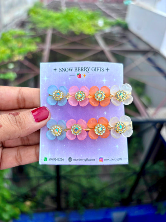 { Flower } Mix colour clip 💜🪞✨