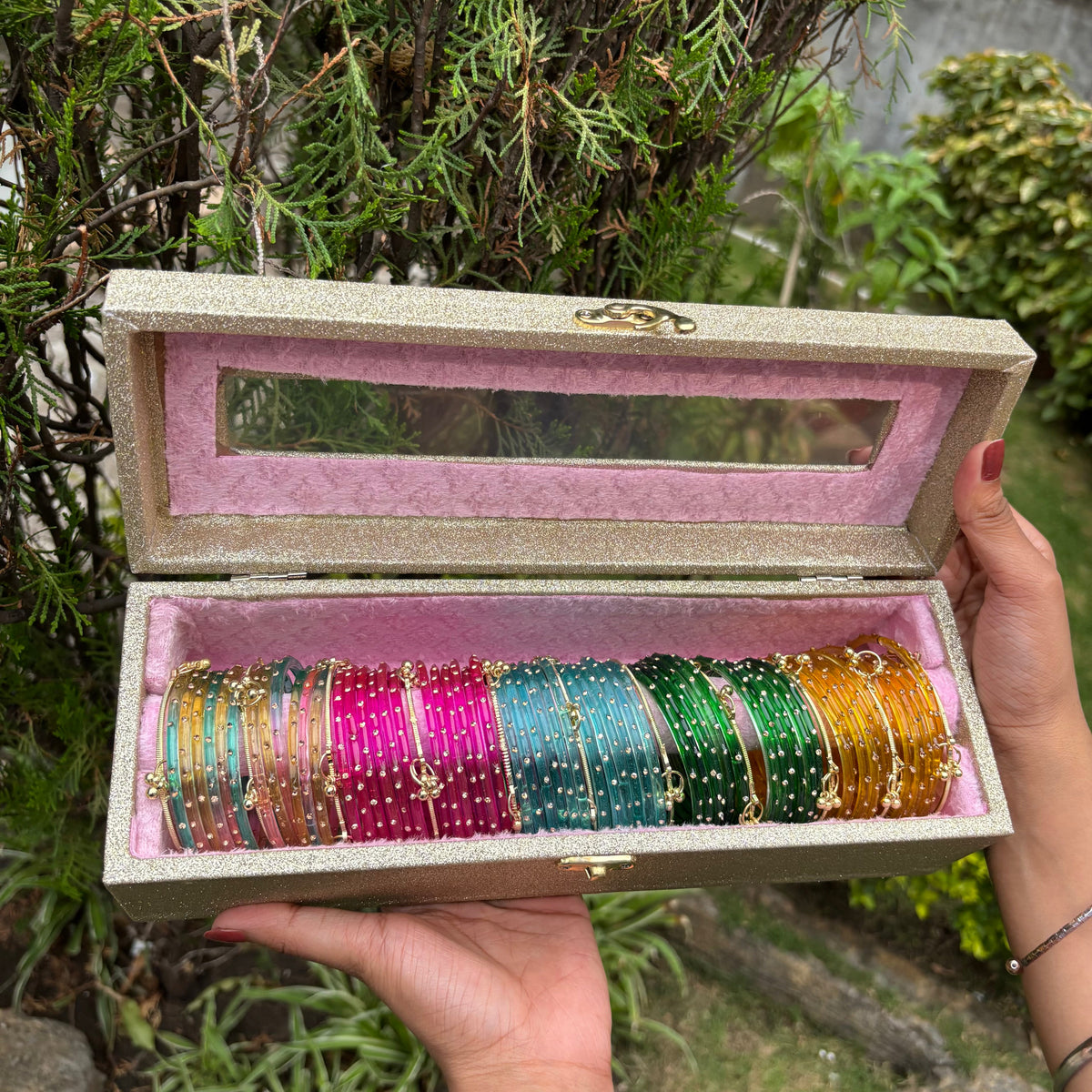 Bangle box { 4 } Hand Kashmiri Bangels 🩷✨🪞